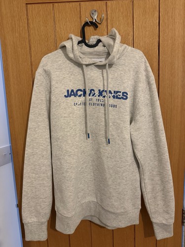 Jack jones hoodie grey - jones,